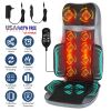 Shiatsu Neck Back Massager With Heat Full Body 3D Kneading Massage Chair Pad Multifunctional Massage Pad for Home Car Driver Seat