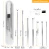 8 Pcs Ear Picks Set Stainless Steel Earwax Removal Tool Ear Curette Ear Cleansing Tool w/Cleaning Brush Storage Box