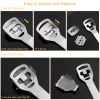 Foot Callus Remover Foot Callus Shaver Cuticle Razor Dead Skin Exfoliating Shaver Pedicure Kit Stainless Steel w/ Rasp 10 Blades