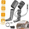 Leg Massager Air Compression Calf Feet Thigh Foot Massage Wraps Muscle Pain Relief Blood Circulation w/ 4 Modes 3 Intensities