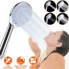 Handheld Shower Head Powerful 4.25in High Pressure Rain Showerhead with 4 Spray Settings Easy Installation