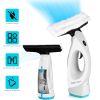 4 In 1 Cordless Window Vacuum Cleaner Rechargeable Glass Tile Mirror Cleaning Tool with Dual Water Tanks Multifunctional Spray Bottle