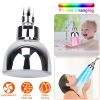 LEDèower Head 7-Color Changing Rainfall Showerhead Powerful High Pressure RGB Colorful Shower Head with Auto Changing Water Glow Light
