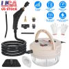 2500W Handheld High Temperature and Pressure Steamer Cleaner with 1400ML Tank 9 Accessories 6 Steam Levels for Dirt Grease Grout Tile Floor Couch Car