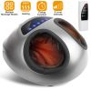 Electric Foot Massager Heat Therapy Kneading Air Compression Machine Intensity Time Setting Foot Pain Relief Massagers US9.5 Home Office
