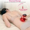 Electric Scraping Massager USB Rechargeable Cupping Therapy Tool 9 Grade Handheld Physical Therapy Machine w/ Heat Negative Pressure