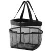 Mesh Shower Caddy Bag Portable Tote Bag Organizer Storage Hanging Basket Quick Dry Toiletry Accessories For Bathroom Gym Beach Swimming