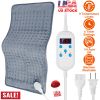 22.8x11.4lectric Heating Pad for Shoulder Neck Back Spine Legs Feet Pain Relief w/ 9 Temperature Levels 4 Timer Modes