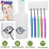 Automatic Toothpaste Dispenser and Toothbrush Holder Set
