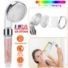 Handheldèower Head High Pressure Powerful Filter Shower Head with 7 Colors Changing Light
