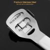Foot Callus Remover Foot Callus Shaver Cuticle Razor Dead Skin Exfoliating Shaver Pedicure Kit Stainless Steel w/ Rasp 10 Blades