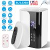 5L/1.32Gal Humidifiers Top Fill Cool Mist Humidifier with Essential Oils Diffuser Filter 360otatable Outlet Nozzle 1-8 Hours Timer 1-3 Level Mist 4