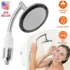 5.5In High Pressure Shower Head Stainless Steel Powerful Energy Bath Heads Water Saving 360otating Round Showerhead