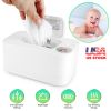 Baby Wipe Warmer With 3 Temperature Settings Type-C Powered Baby Wet Wipes Dispenser With Night Light Large Capacity Diaper Wipe Warmer For Baby
