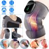 3-In-1 Heated Knee Massager Shoulder Heating Pads Elbow Brace withàLevel Vibration and Heating Modes for Pain Stress Relief