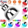 LEDèower Head 7-Color Changing Rainfall Showerhead Powerful High Pressure RGB Colorful Shower Head with Auto Changing Water Glow Light