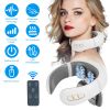 8 Head EMS Neck Massager with Heat Cordless Cervical Neck Massager EMS Neck Massager with 6 Modes 15 Intensity Levels Remote Control