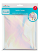 Rectangular Iridescent Tablecloth, 54 x 96 Inch, Decorative Plastic Party Table Cover