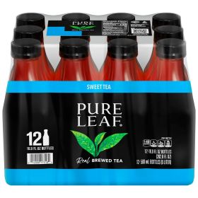 Real Brewed Sweet Iced Tea – 16.9 fl oz Bottles, 12 Pack, No Artificial Flavors or Concentrates, Shelf-Stable