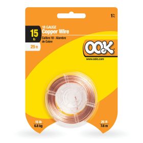 OOK Hobby Copper Craft Wire Bronze Gauge 24 Length 100 Feet 15 Pounds
