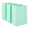 Way To Celebrate Large Mint Gift Bags – 3 Count Pack Of 7 x 10 Inch Paper Gift Bags With Handles For Birthdays And Special Occasions