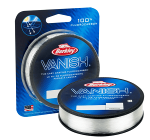 Berkley Vanish® Fluorocarbon Fishing Line, Clear, 8 lb Test Strength, 250 yd