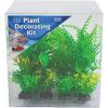 Penn Plax Aqua Plant Plastic Aquarium Decor Kit Green 6 Piece Pack Artificial Aquatic Plants