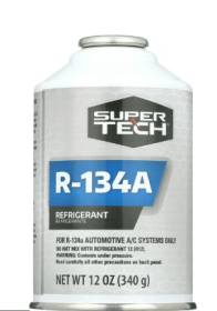 Super Tech R-134a Refrigerant, 12 oz.