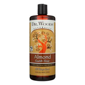 Dr. Woods Shea Vision Pure Castile Soap With Organic Shea Butter Almond - 32 Fl Oz