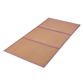 VEVOR Japanese Tatami Mat, Full XL - 55'' X 80'' Foldable Handwoven Rattan Tatami Mat, Non-Slip & Easily Cleaned Tatami Mattress