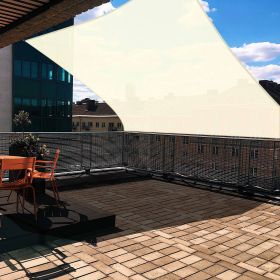 16'x16' Square Sun Shade Sail/ Rice White