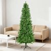 6FT Pencil Christmas Tree Classic Slim Tree with 754 Tips classic pencil-shaped Christmas tree suitable for both Halloween and Christmas dense branche