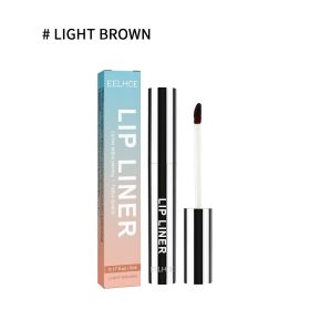 EELHOE Peel-off Lip Liner Pencil Outlining Lips Show Lip Color Waterproof Non-smudge Peel-off Lip Liner Pencil Lip Brush