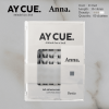 AYCUE #ANNA# Self-adhesive Lash Clusters C Curl 10-14mm 60 Clusters Glue-free Eyelashes Extensions for Natural Look Easy Application Lightweight & Reu