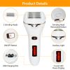Electric Callus Remover USB Rechargeable Foot Scrubber File Pedicure Tool For Removing Calluses Dead Skin IPX5 Waterproof w/ 2 Grinding Heads 2 Speeds