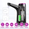 Electric Water Dispenser 40 Gallon USB Rechargeable Water Bottle Pump Electric Automatic Switch Pump Quantitative Setting Drink Water for Home Office