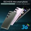 Mini Phone - 3.0 inch High-definition Touchscreen Mini Smart Phone to Unlock Android,  Compact Phone with Quad-core Dual SLM facial Recognition