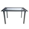 [Replace D0102H26NXG] 110cm Dining Table Tempered Glass Dining Table