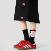 Holiday Collection Fall/Winter Cartoon Cotton Socks Women's Christmas Mid-Calf Socks with Festive Designs