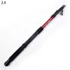 Small And Portable Telescopic Sea Pole Fishing Rod Fiberglass 2.4M