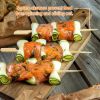 200PCS Bamboo Skewers for Appetizers, [6 Inch] Long Cocktail Picks Fancy Toothpicks for Appetizers