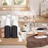 100 Pack 12oz Disposable Paper Coffee Cups with Lids & Sleeves, To Go Hot Coffee Cups for Tea Cocoa Chocolate Juice