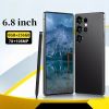 8+256GB S25 Ultra 5G Unlocked Smartphone, Unlocked Phone, 6.8" HD+ Display, Built in Pen, 6000mAh Battery /Face ID+Fingerprint Lock/Dual SIM (Black)