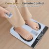 Cordless TENS & EMS Foot Massager - 10 Custom Modes, 50 Intensity - 4 Full Body Electrode Pads - Relieves Plantar Fasciitis, Numbness