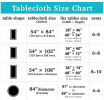 Rectangular Iridescent Tablecloth, 54 x 96 Inch, Decorative Plastic Party Table Cover