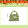 25 Christmas Candy Bags, Christmas Gift Bags With Handles, Christmas Tree Shape Green Self-sealing Candy Biscuit Bags, Christmas Gifts