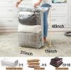 6 Pack Vacuum Storage Bags, Jumbo Cube (31x40x15 Inch), Extra Large Vacuum Seal Bags for Clothing, Comforters, Blankets, Bedding