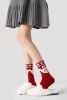 Christmas Stocking for Women Autumn/Winter Mid-Calf Socks Cute Homewear Warm Long Socks Holiday Gift with Festive Designs