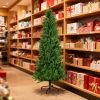 6FT Pencil Christmas Tree Classic Slim Tree with 754 Tips classic pencil-shaped Christmas tree suitable for both Halloween and Christmas dense branche
