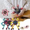 Deformable Fidget Robot, Deformable Fingertip Gyro, Kids DIY Deformable Robot Fingertip Spinner